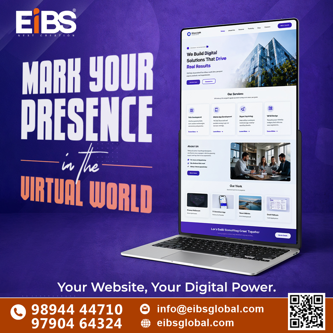EIBS_Global's tweet image. Mark Your Presence in the Virtual World! 🌐✨

#EiBS #webdevelopment #webdesign #mobileappdevelopment #customsoftware #uiuxdesign #digitaltransformation #cloudsolutions #aiintegration #crmsoftware #erpsoftware #ecommercedevelopment #itconsulting #softwaredevelopment