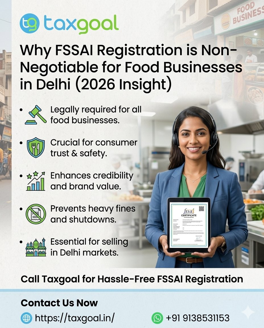 taxgoalcafirm's tweet image. Starting a food business in Delhi? 🍔

No FSSAI License = No Trust ❌
With FSSAI License = Growth &amp;amp; Credibility ✅

Let #Taxgoal handle your registration fast &amp;amp; hassle-free!

📞+91 9138531153
🌐tinyurl.com/mwbn7phj

#FSSAI #FoodBusiness #StartupIndia #DelhiBusiness #Trending