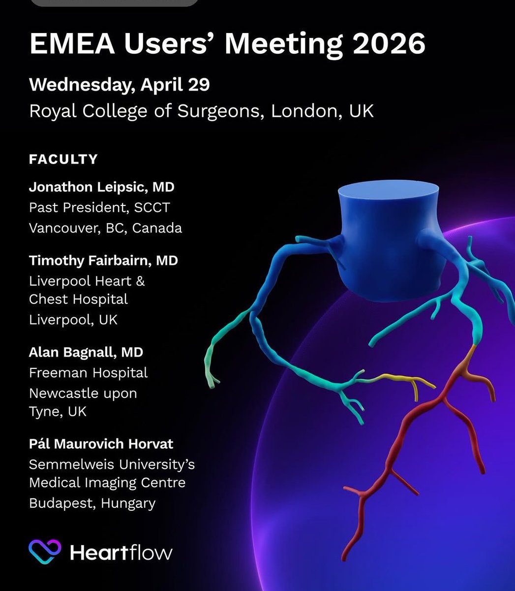 monaltiren's tweet photo. #CoronaryPhysiology
#CCTA
#FFRct
Happening TODAY
in London 💂♀️
RADIOLOGISTS
& CARDIOLOGISTS
INTERVENTIONALISTS
& IMAGERS
UK 🇬🇧
& EUROPE 🇪🇺
MEETING & LEARNING
from each other
#EMEAUsersMeeting2026
#Heartflow https://t.co/XiBDQUU17S