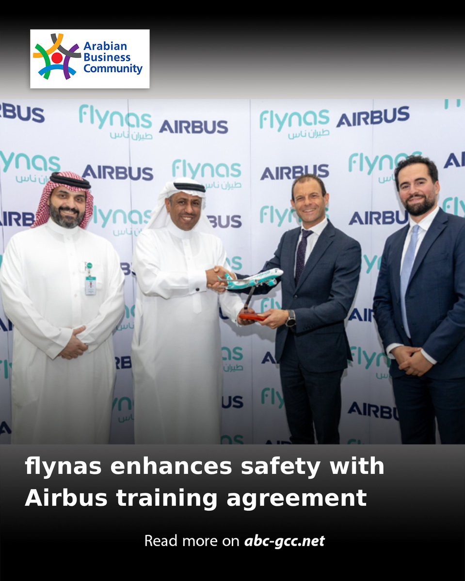 ABCinGCC's tweet image. @flynas as signed an agreement with Airbus to implement both the Evidence-Based Training (EBT) framework and the Airbus MATe Suite, a digital training platform.

Read more on abc-gcc.net/News/1/395175

#ABCnews #Avitaion #Airline #Airbus #Training