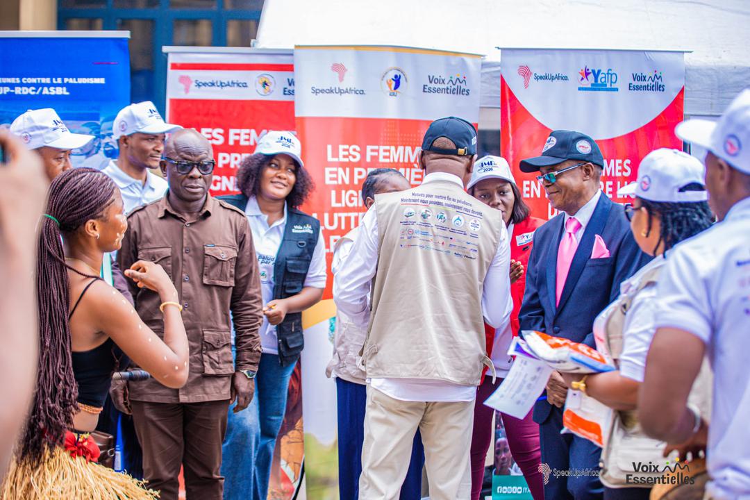 RDC_IYAFP's tweet photo. #Journée_Mondiale_Du_Paludisme:
Revived en image , le temps fort de la celebration de la #JMP 2026 en RDC avec une forte participation des #OSC de mise en oeuvre du projet #VE_PALU RDC.

@SpeakUpAfrica1 
@RDC_IYAFP https://t.co/jLVrzQj6f4