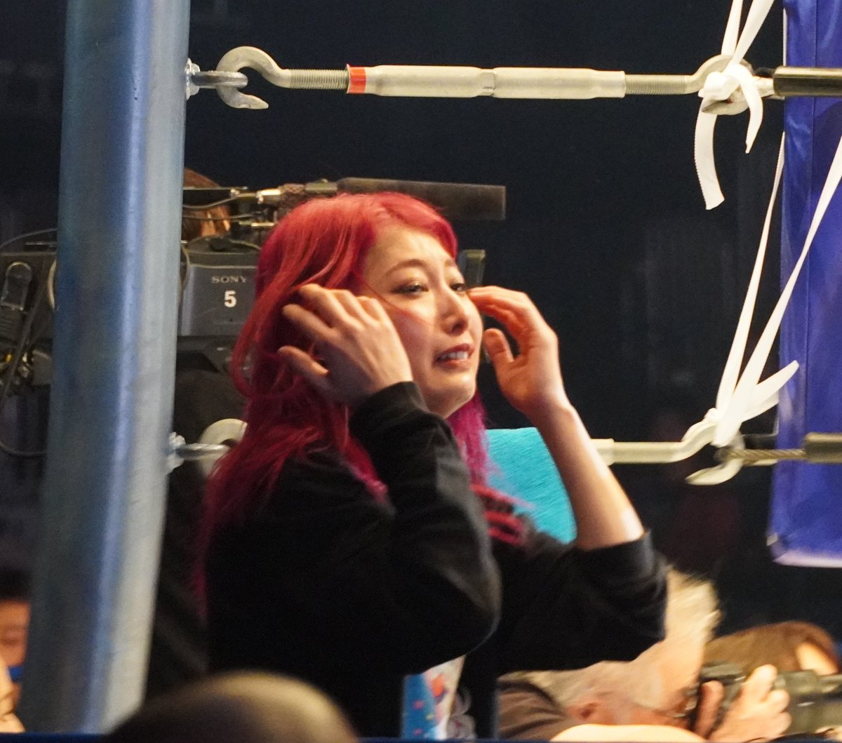 nozu07's tweet image. 羽南さんのベルトの戴冠
自分の事のように喜んでた姿が印象的でした

#STARS
#向後桃 選手