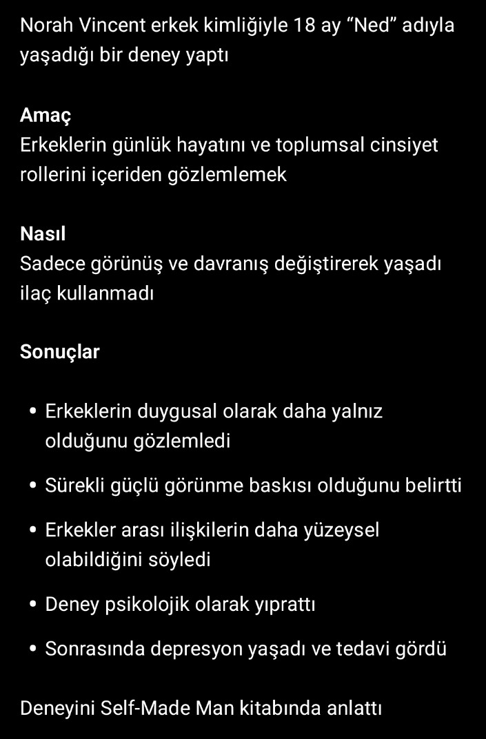 Kadınları anlamıyorum, klişesini bırakın. Anlaşılacak bi bokları yok zaten. Siz asıl erkekleri anlamaya çalışın. Bakın feministin biri bir deney yapmış ve tüm ön yargıları altüst olmuş. Kitabını alın okuyun