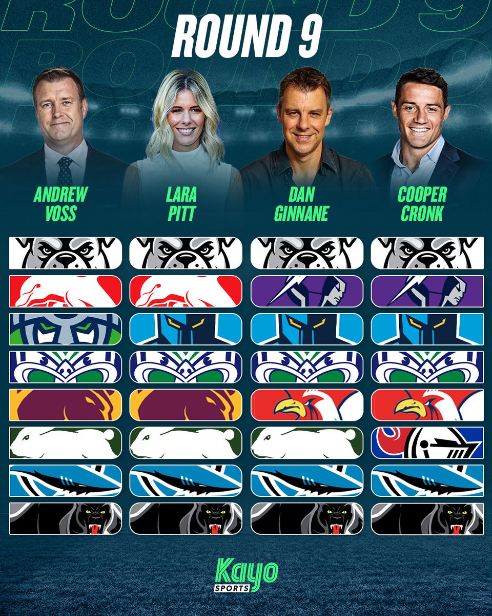 kayosports's tweet image. The stars have aligned to (maybe) not pick your favourite team, agree with the calls? 🤔

#NRL #KayoSports