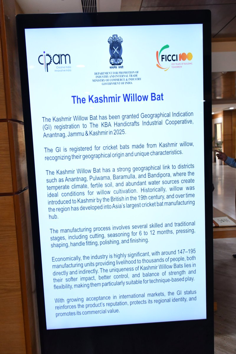 DPIITGoI's tweet image. CIPAM DPIIT, in collaboration with FICCI, successfully completed the celebration of World IP Day 2026 on 28th April 2026 at Vanijya Bhawan, centered on this year’s theme: “IP and Sports: Ready, Set, Innovate!”

#WorldIPDay #IPandSports #Innovation
