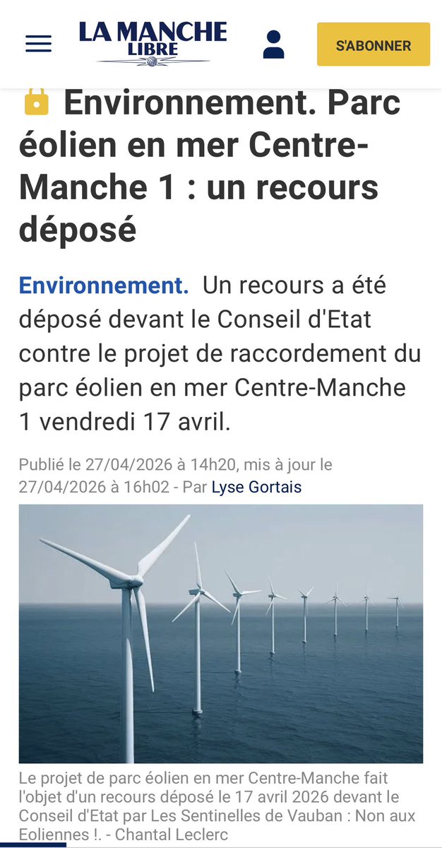 Il faut se battre tous ensemble contre ces monstruosités… le gouvernement a décidé d’accélérer avant de (se faire) claquer la porte (au nez)… même si l’on arrive plus tard à démonter ces moulins à vent il y a aura un paquet d’argent public à s’être envolé !