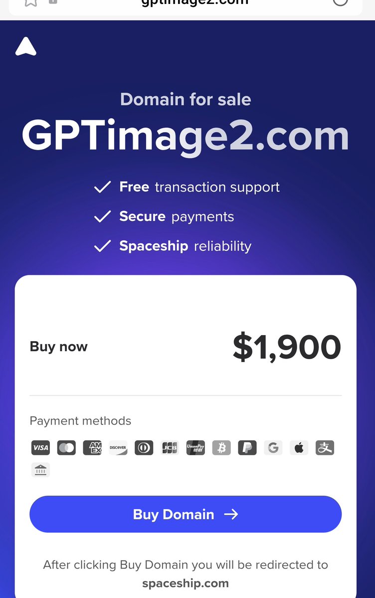 This domain is for sale:
GPTImage2.com   1.9k

#domains #gptimage2 #gptimage