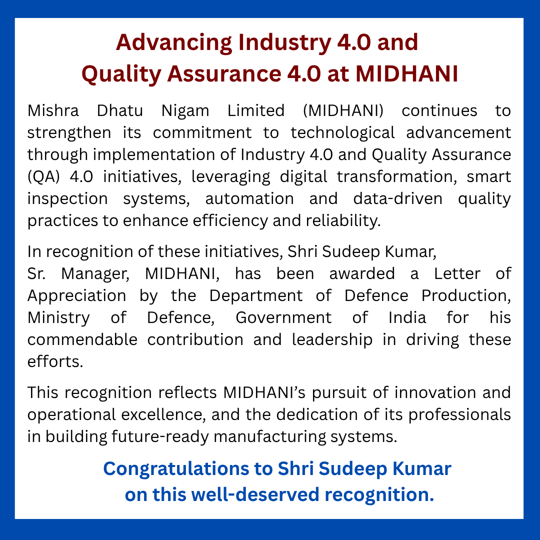 MISHRA DHATU NIGAM LTD.-CC tweet media