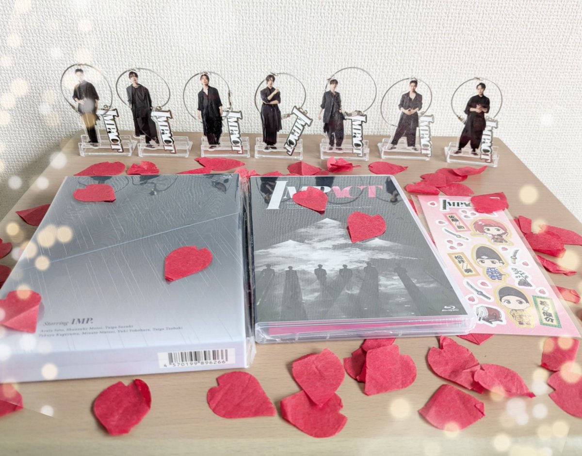 zakcas1211's tweet image. 将門殿をお迎えするにあたり
馳せ参じました(仕事終わり😂)
シールめっちゃ可愛い😍✨
今すぐ観るよーー✨✨
 #IMP.
 #IMPACT