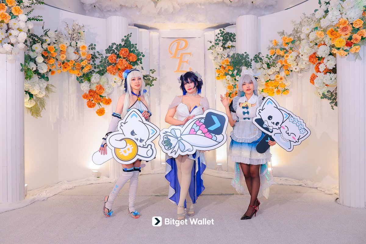BitgetWallet's tweet photo. We crashed @EarthDeFIRE's crypto wedding on Saturday.
🩵💍
Moar wedding pics in next photodump. https://t.co/ot0enZ9kXU