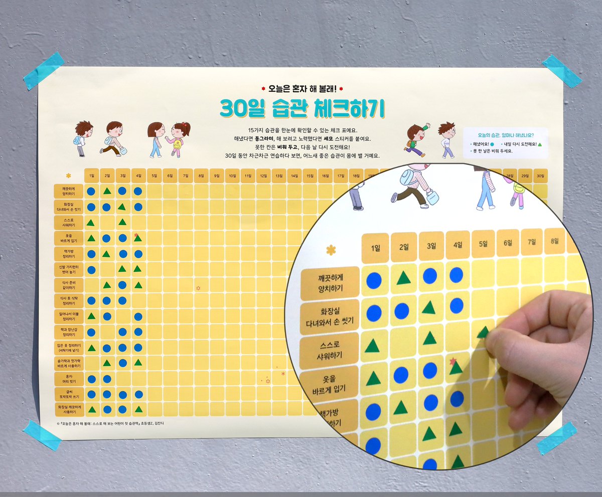 HyeonamI's tweet image. #EVENT #RT이벤트

공부보다, 성적보다 더 중요한
아이의 기본 생활 습관,
어떻게 알려 줘야 할지 고민되셨나요?

초등샘Z가 알려 주는 42가지 기본 생활 습관!
&amp;lt;오늘은 혼자 해 볼래!&amp;gt;를 만나보세요🥳

RT해 주신 5분께 도서와 함께
'30일 습관 체크하기' 포스터도 함께 드릴게요.✨

✅ 참여 방법
1)