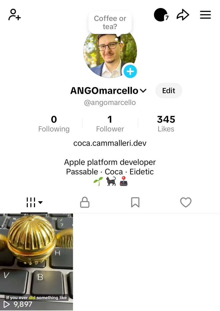 ANGOmarcello's tweet photo. My first TikTok campaign is over and it was very insightful. I will need to see how this translates to actual downloads, but creating the content etc is a learning experience in itself. 😄 #macdev #indiedev https://t.co/mbhHlmSM6r