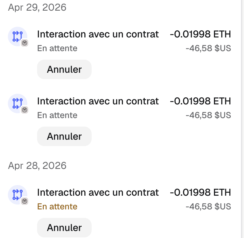 AlexLEVET7's tweet photo. @JoestarCrypto J'arrive pas à Minter, la transaction ne passe pas? https://t.co/d0sG5mt5kS