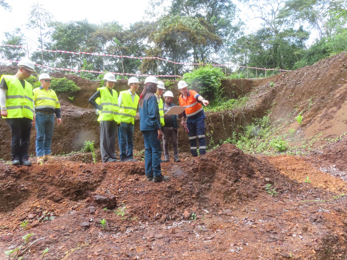 GenminASX's tweet photo. With momentum building at the Baniaka #iron ore project in #Gabon, a series of site tours will be      occurring over the next few weeks. Recently, it’s been a pleasure to host the team from Winning International Group as we continue to develop our #logistics strategy. https://t.co/ed4C6fZgU9