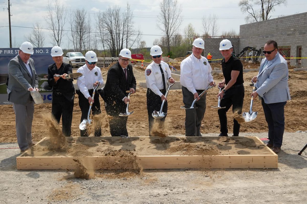 SamPreviti's tweet photo. We broke ground on our new Fire Station #2—10 years in the making. This facility will include a live burn training center serving multiple counties, improving safety &amp; emergency response across our region. Our existing station will be used for our deputies—
#PositiveProgress https://t.co/e2IwZzL2vf