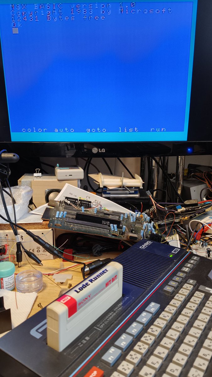 asapu10's tweet image. ファーーー！！
起動しねぇーー！！
(＠_＠;)

＃レゲー
#MSX