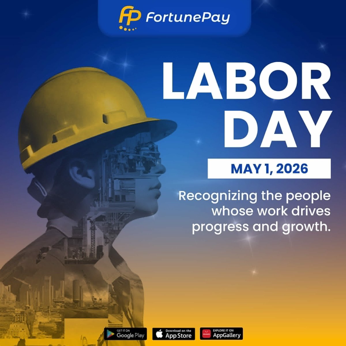 FortunePayPH's tweet photo. Happy Labor Day, mga ka-Fortune Paymilya! https://t.co/RgHng589oX