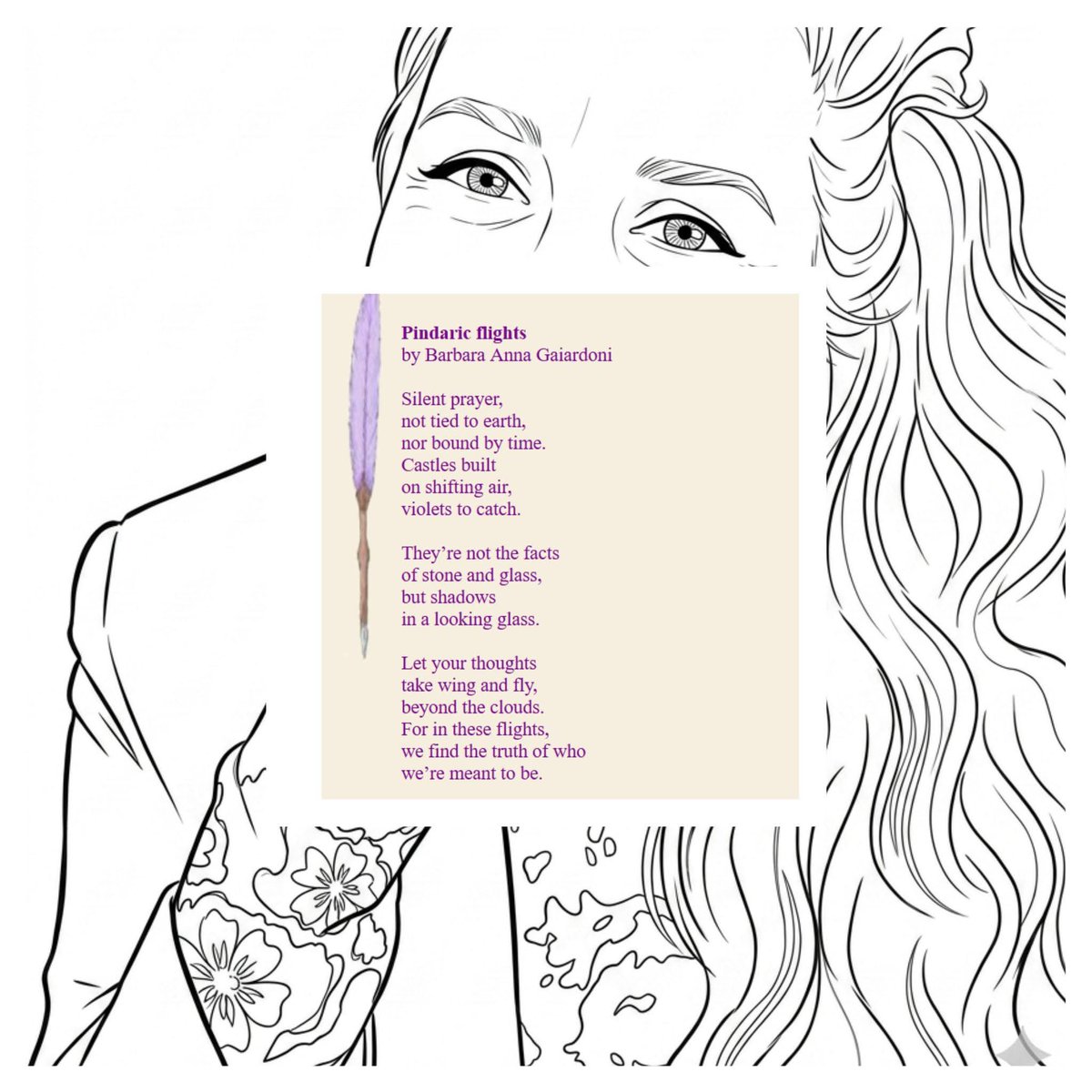 BGaiardoni's tweet image. My poem "Pindaric Flights," featured in the April 2026 issue of Quill &amp;amp; Parchment.

A heartfelt thank you to Michael Escoubas and the entire editorial staff!
quillandparchment.com/archives/April… 
quillandparchment.com/members/member… 
#pindaric #flights #mypoem #quillandparchment #myart