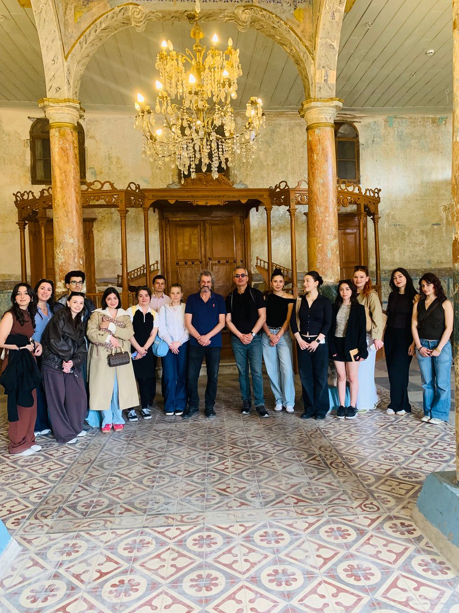 IEU_SBUI's tweet photo. This week, our PSIR 461 Politics of Memory students, led by Devrim Sezer, visited the İzmir Jewish Heritage Project as part of the course’s exploration of different forms of forgetting and remembrance.

#collectivememory  #Izmir #memorystudies #politicsofmemory #devrimsezer https://t.co/cTawMIdDuz