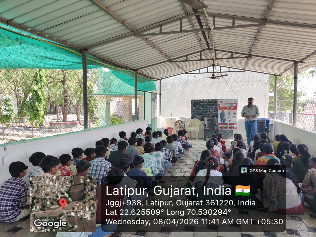 ટીબી મુક્ત શાળા પહેલ #TBMuktBharat       

ધ્રોલ તાલુકાની શ્રી લતીપર તાલુકા શાળા ખાતે વિદ્યાર્થીઓને ટીબી રોગ ના લક્ષણો,નિદાન,સારવાર વિષે પ્રાથમિક માહિતી આપવામાં આવી.
#TBHaregaDeshJeetega #tbmuktgujarat #100DaysTBEliminationCampaign