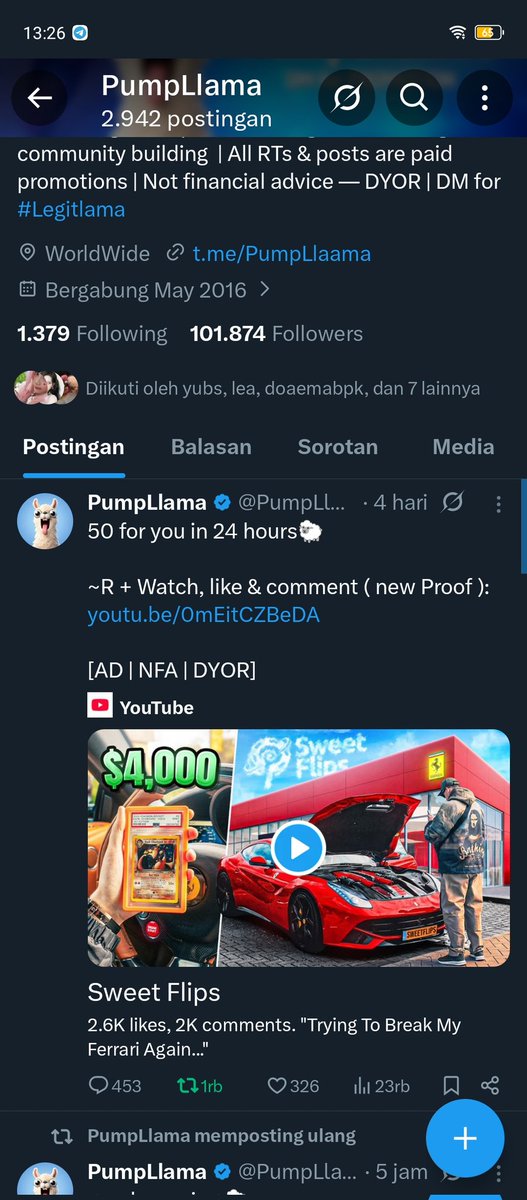 Nyelang Duit tweet media