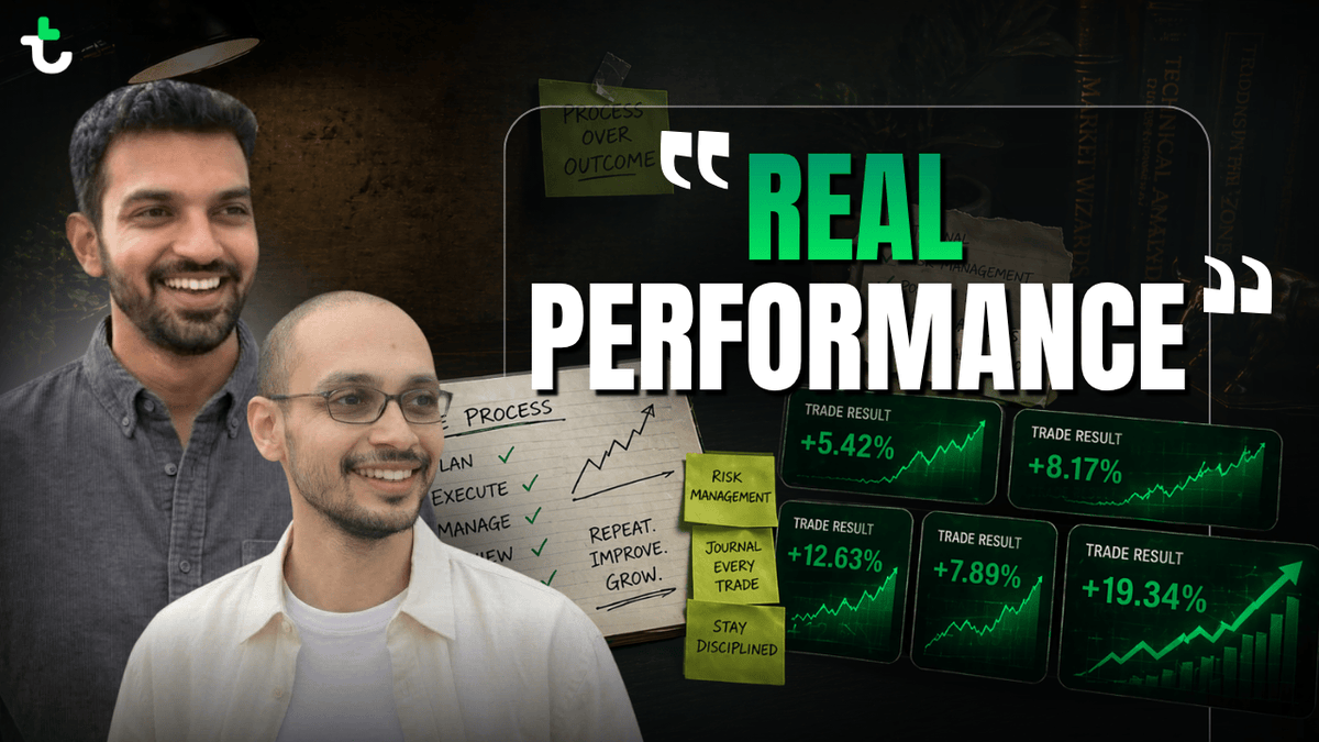 tradetm_org's tweet photo. The Process Behind Peak Trading Performance (Unfiltered breakdown | Real Results)

TradeTM members just came off a high-momentum phase with strong performance, built by multiple traders executing the same process in real time.

This was not about prediction or perfect entries.

It was about how decisions are made when the market is moving fast, news flow is volatile, and uncertainty is high.

Most trading looks clean only after the move is over.

In reality, execution is messy.
Timing is uncertain.
And position sizing becomes the real lever.

This video breaks down actual trades across multiple traders, showing how risk was taken, adjusted, and managed as opportunities unfolded.

This is what real execution looks like. 
This is what calculated risk-taking looks like when done well.

This is where asymmetric outcomes are created, especially in phases where conventional or passive approaches usually fall short.

The shift is subtle, but critical.

Rules should guide execution, not turn into rigidity.

Watch here: https://t.co/qSUUafvgn6