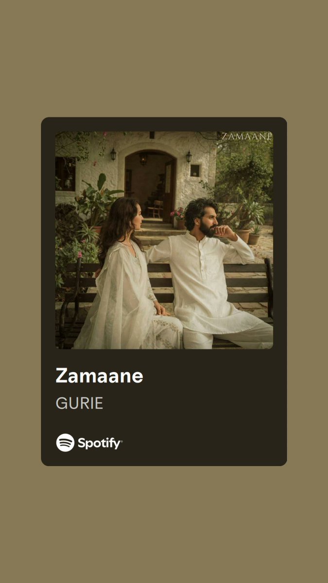 Jaspreet_SP's tweet photo. Zamaane by GURIE
💛
Out Now 💥
Click here to Open in Spotify 👇
https://t.co/xOOt7sS0Z9…
#Gurie #Zamaane
#Spotify
@GURIEworldwide @spotifyindia https://t.co/HbCCDN9gGv