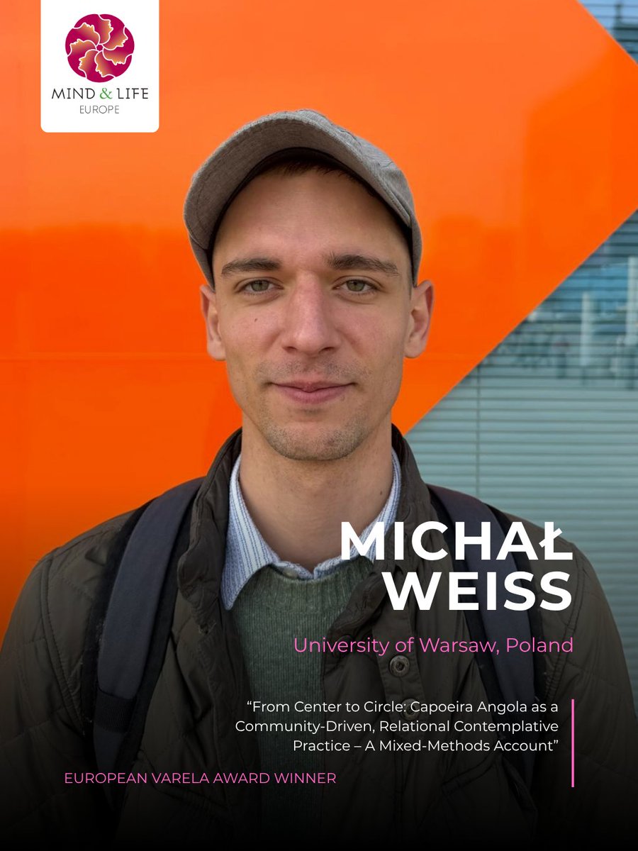 MindandLifeEU's tweet photo. Congrats to Inès Leferme, Óscar Soto Angona, and Michał Weiss—3 of the 8 European Varela Award recipients—recognised for their innovative interdisciplinary work in contemplative research as next-gen scientists.

👉Read more about their projects here: https://t.co/JKLqX0QTeP https://t.co/rG6mzFdvjz