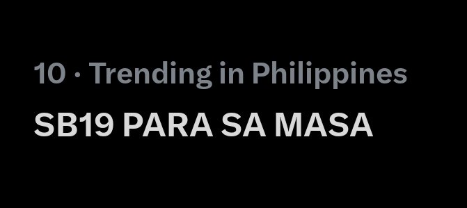 maria171819g's tweet photo. Trending 

SB19 PARA SA MASA
@SB19Official #SB19
#SB19WASinMarketMarket https://t.co/bqYpb9psfD