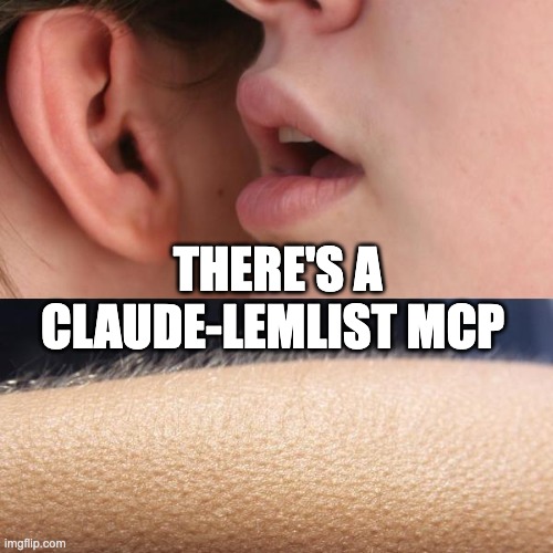 HugoDsts's tweet photo. @lemlist just dropped their Claude MCP.
3 ways to use it that comes to mind right now.

1/ Audit a campaign before launching it.
"Claude, look at my new sequence. Subject lines? timings? Anything off?" https://t.co/eRSit8At5b