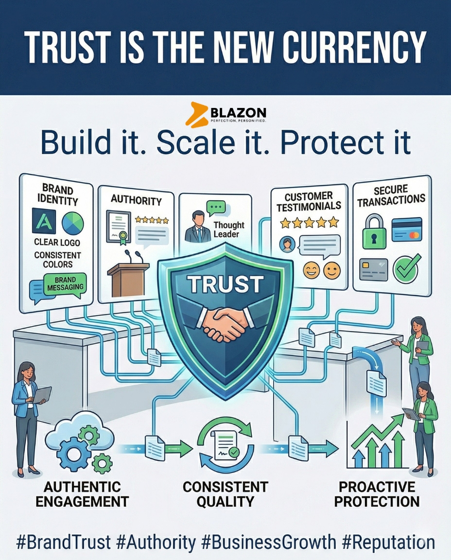 BlazonAppDevCbe's tweet image. Trust is the most valuable asset a business can build. 💼✨

Build trust. Scale faster. Protect your reputation. 🚀

At Blazon, we help brands grow with credibility and confidence.

🌐 blazon.in

#BrandTrust  #Reputation #Branding #CustomerTrust #Blazon