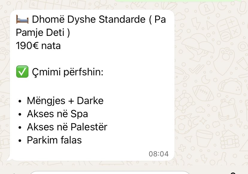 Ilyonis Hotel ne Shengjin🤣🤣

dmth 4 nete (teper pak) mi hargju un 760 euro, plus rruga, llogarite krejt 1 mije euro, kur???? n fucking Maj qe as nuk llogaritet sezone. Nuk e meritoni aspak👎👎👎