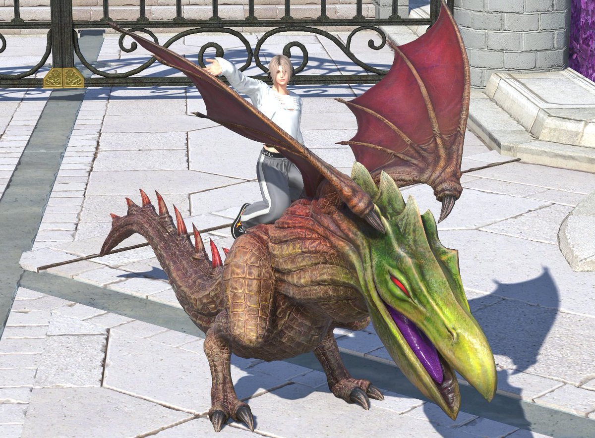 ffxiveasley's tweet photo. FFXIV Alexandrian Axe Beak https://t.co/gQKwFzSyso