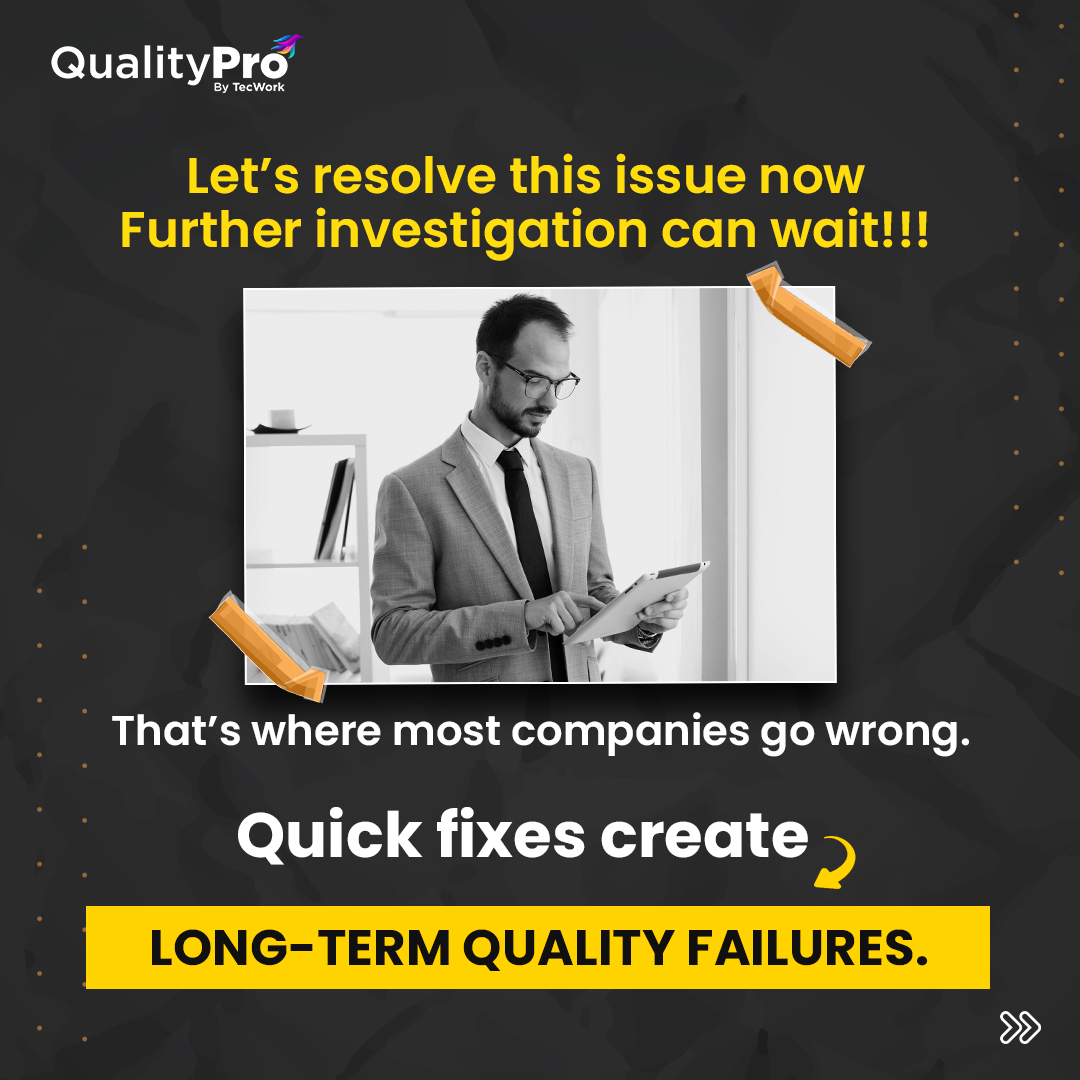 QualityProQMS's tweet image. Most teams end up repeating the same issues because root causes are never truly addressed.
QualityPro QMS changes that with structured CAPA, root cause tracking, and preventive action workflows—so problems don’t return.
shorturl.at/4cuJr

#QualityManagement #QMS #Compliance
