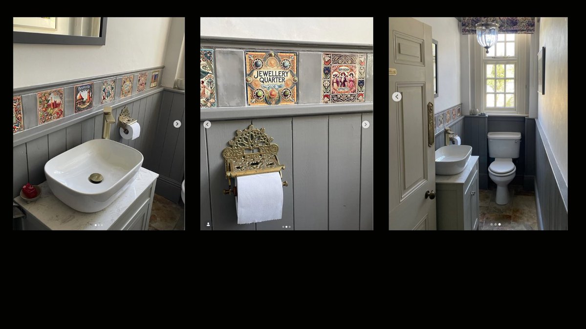 Ktphotouk's tweet image. Delighted to see these from a customer’s beautifully renovated downstairs loo, now lined with Birmingham history from Bournville to the Jewellery Quarter. Proof that even the smallest room can tell big stories. #Ceramic #Tiles #Victorian 
morganandmorris.etsy.com