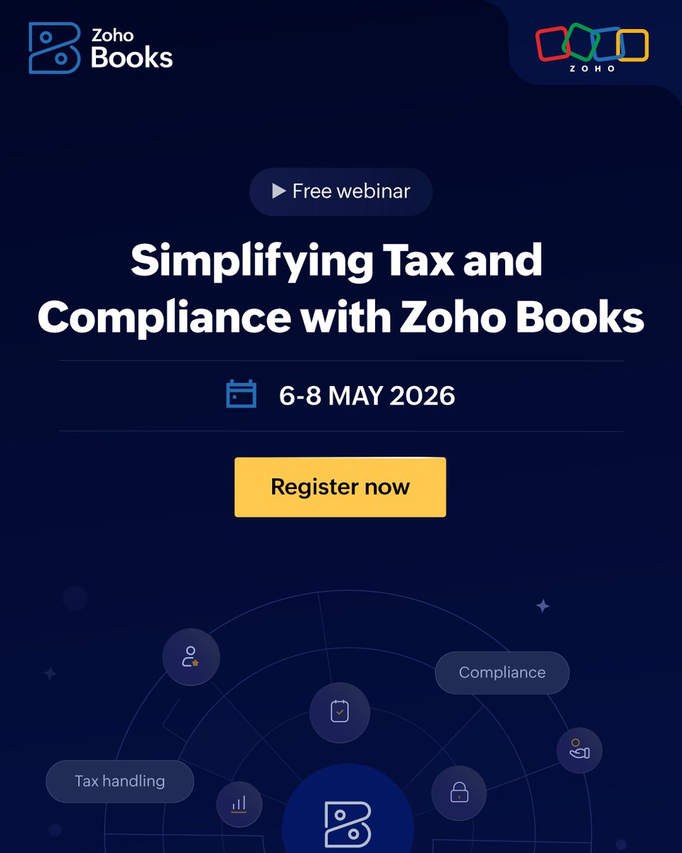 Zoho Books tweet media