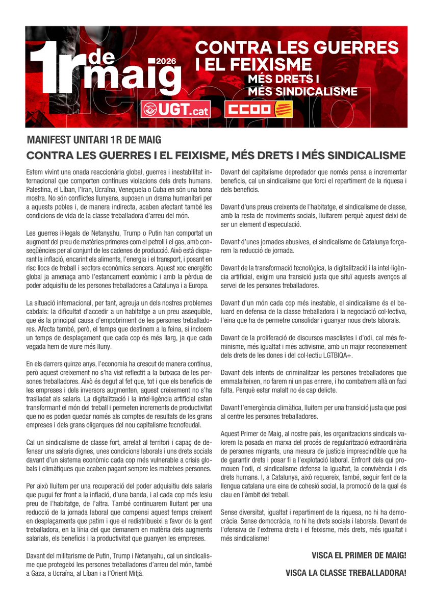 UGT Metro Barcelona tweet media