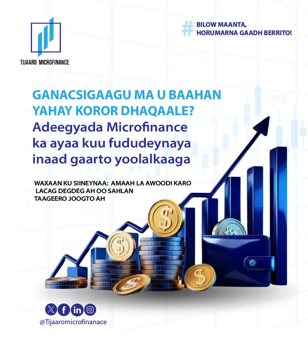 Tijaaro MicroFinance tweet media