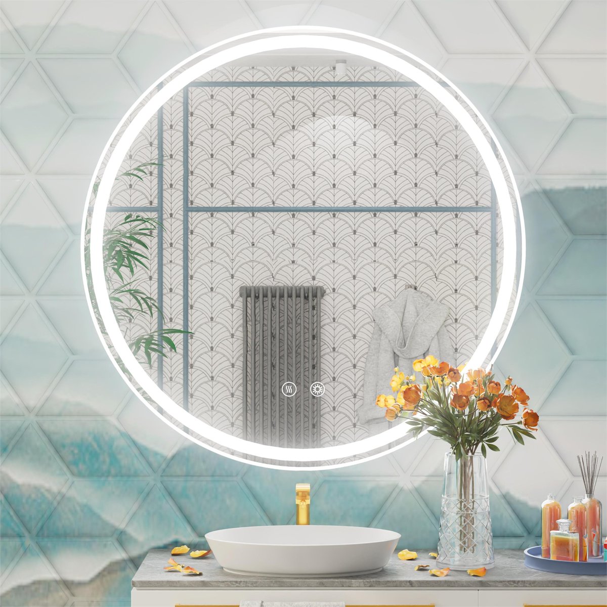 JSneijder2024's tweet image. 🚿Bathroom Game-Changer LED Mirror🚿
Round &amp;amp; frameless, stylish look✨
Front + back light, 6000K white glow💡
10%-100% adjustable, memory mode🔄
Anti-fog, 5MM ultra HD glass👌
Shop now👇amazon.com/dp/B0CK22KDLH
#BathroomGoals #SmartHome #HomeDecor
 #LEDMirror #antifog #vanity