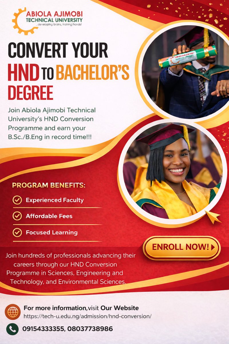 Abiola Ajimobi Technical University tweet media