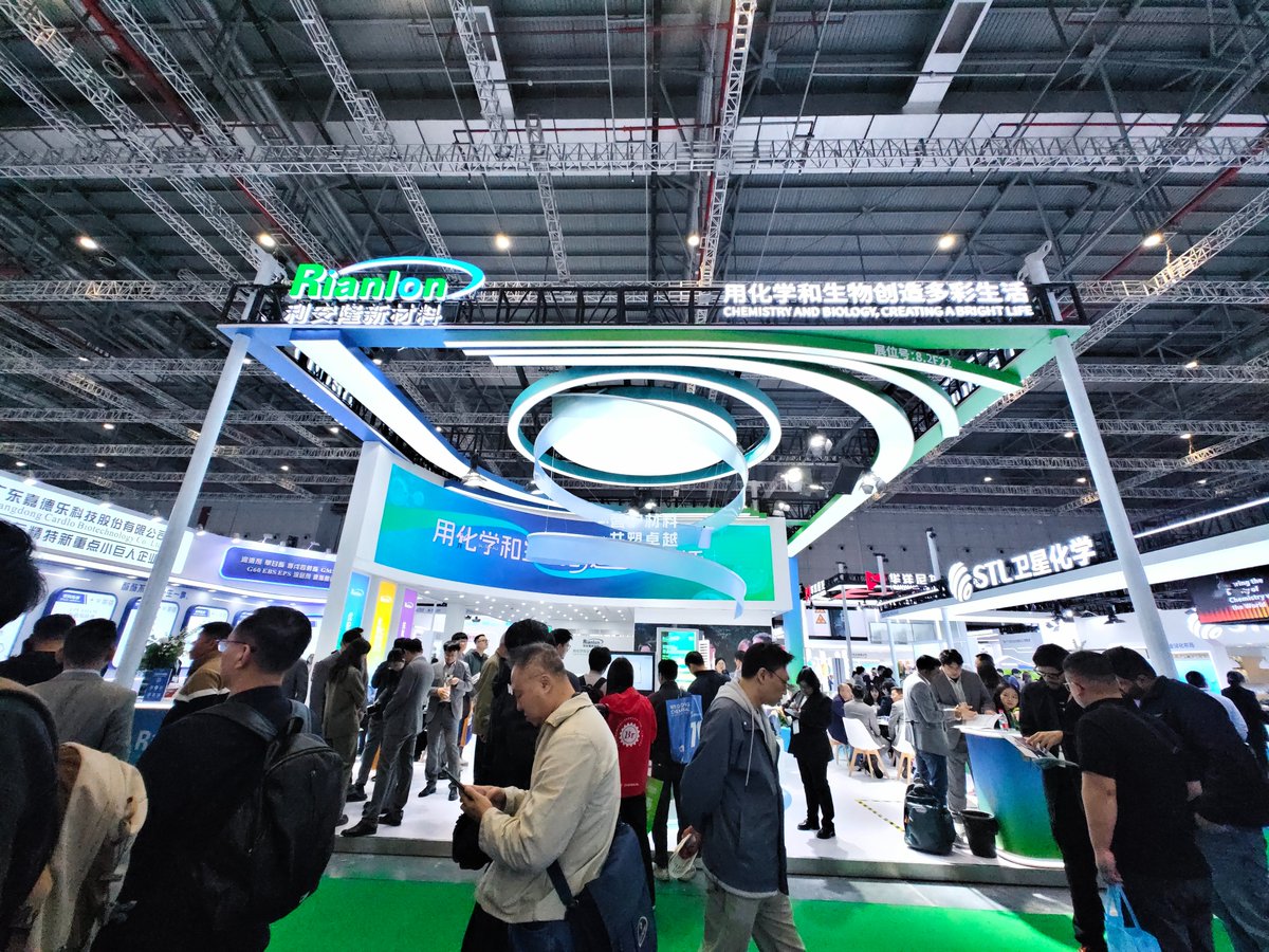 Rianlon_Global's tweet photo. 🤩 CHINAPLAS 2026 Recap

Four amazing days, countless great conversations.
Thank you to everyone who stopped by Booth F22, Hall 8.2!
From innovative anti-aging solutions to technical insights and fun interactions — we loved every moment.
https://t.co/N0aOQdgExO https://t.co/aSlfOo0Svf