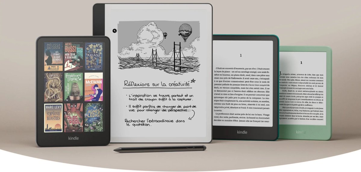 BlogNT's tweet image. 🌙 Vos yeux vont vous dire merci ! Amazon déploie enfin le mode sombre global sur le Kindle Colorsoft. Une lecture nocturne parfaite, sans fatigue, et sur tout l'appareil. ✨📖

Découvrez comment l'activer ici 👇
blog-nouvelles-technologies.fr/367144/amazon-…

#KindleColorsoft #AmazonKindle #Lecture