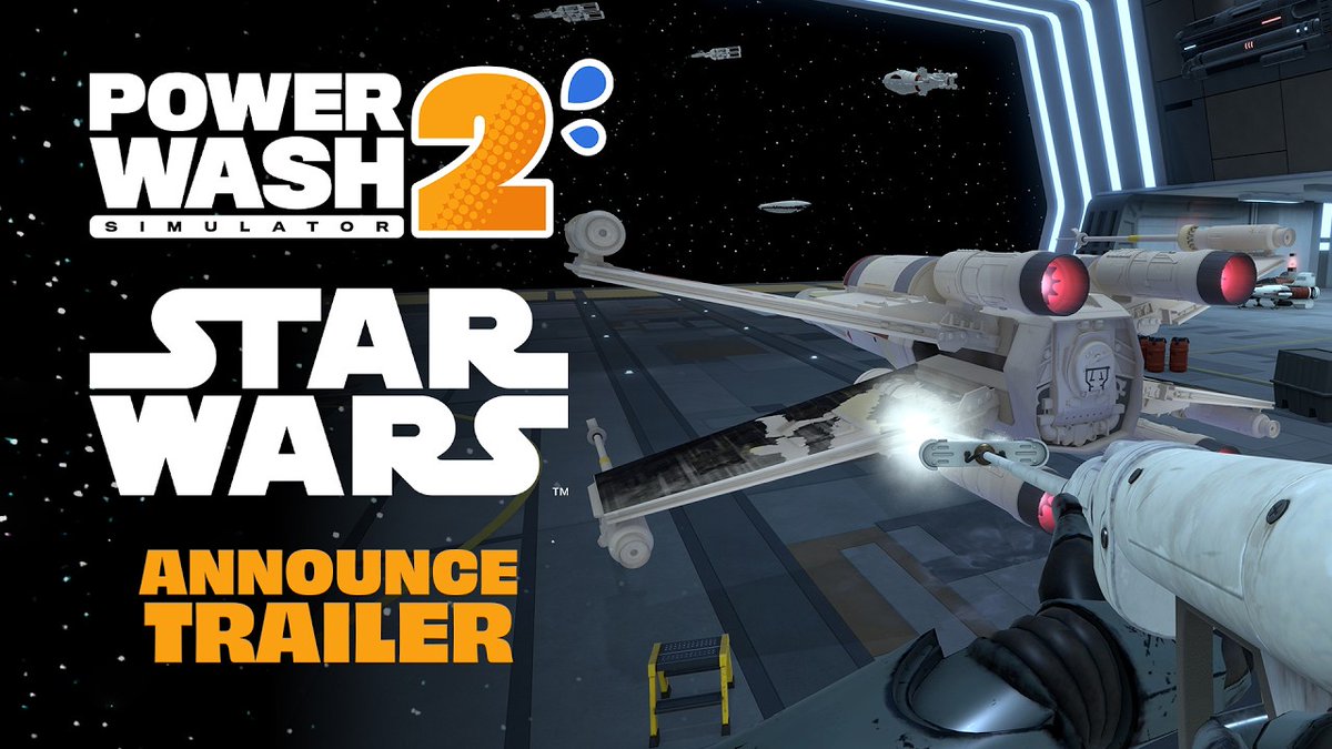 JediNewsNetwork's tweet photo. PowerWash Simulator 2 | Star Wars Pack - Announce Trailer - https://t.co/OmGKcCFfDW #StarWars @FuturLab @PowerWashSim #PowerWashSimulator2 #DLC #FuturLab @StarWars https://t.co/FbcDB0Y1C5