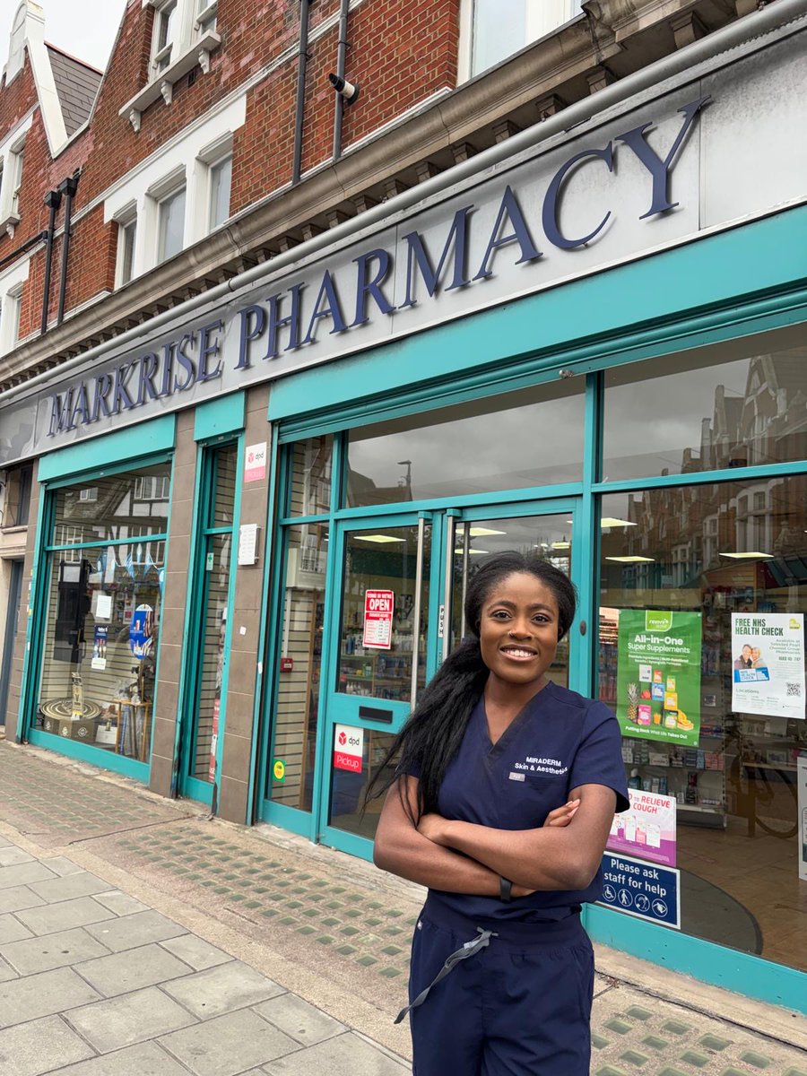tootingnewsie's tweet image. Miraderm Skin Clinic now at Pearl Chemist in #Tooting &amp;amp; Markrise Pharmacy in #Furzedown – with 10% off May treatments with code NEWSIE at miraderm.co.uk
📍Markrise, 121-125 Mitcham Ln, SW16 6LY; Fridays 9am-6pm
📍Pearl, 136-138 Mitcham Rd, SW17 9NH; Saturdays 9am-7pm
#ad