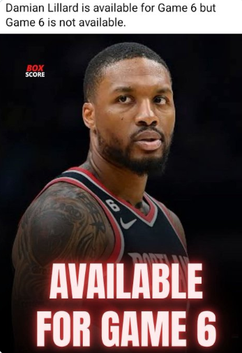 RushabhSakrecha's tweet image. Why are you trolling him?  #DamianLillard #TrailBlazers #Potland #NBA #Playoff