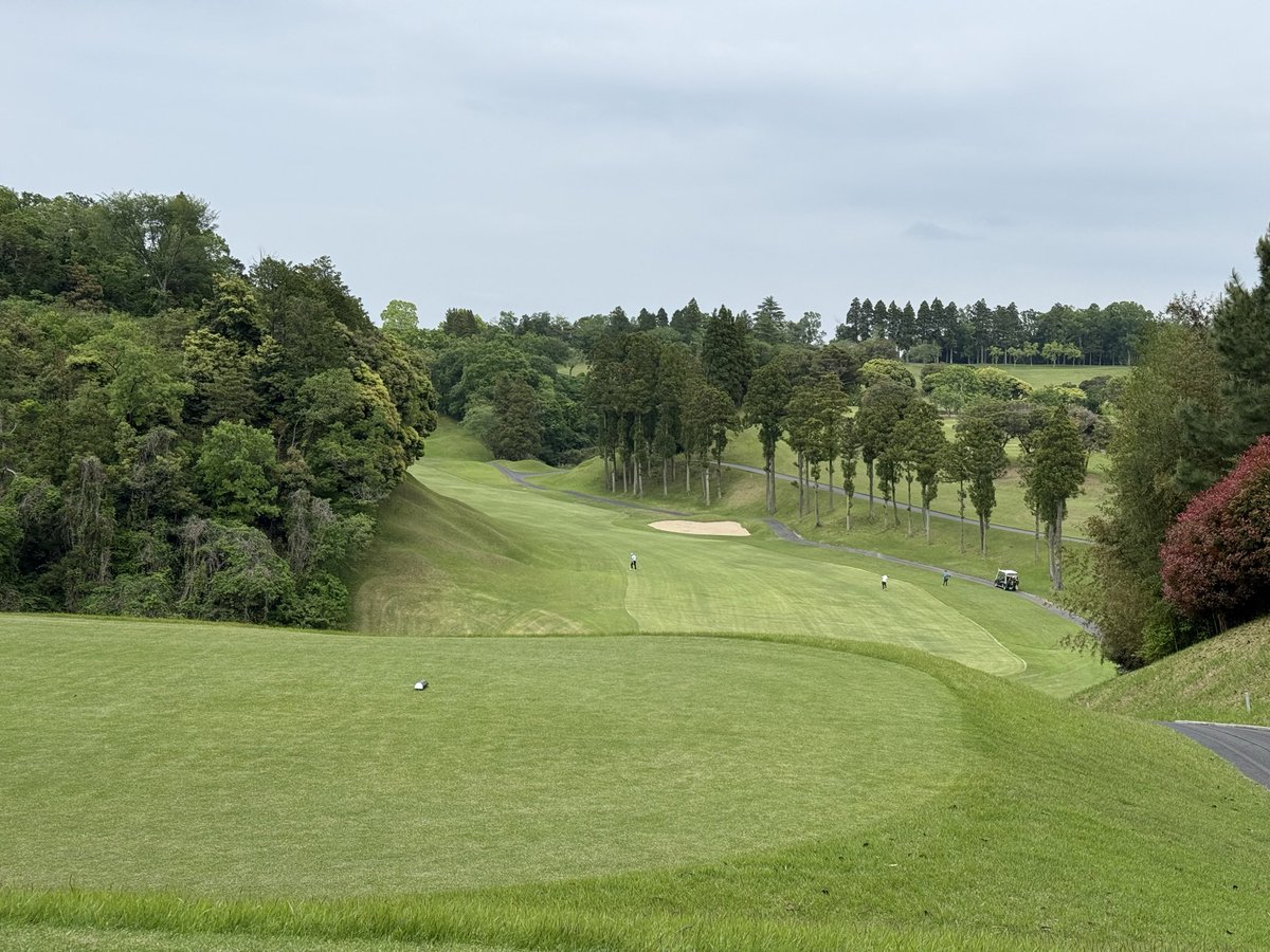 Asayan_ganbadog's tweet photo. 関東へ遠征ゴルフ⛳️
なかなかの山岳コースに
悪戦苦闘中😂 https://t.co/NnM0stnv7z