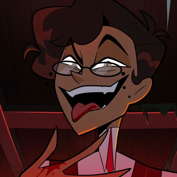_4st3r's tweet photo. can we talk about how Alastor have a gorgina nose? And his husband Lucifer doesnt have any at all? 

ugh... they complete each other- https://t.co/MgGLilxGjC