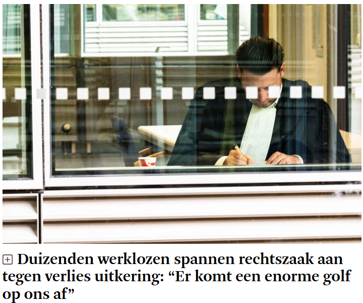 jaakdevuyst's tweet image. Ik kan mij niet voorstellen dat #duizenden carrièrewerklozen los van elkaar een rechtszaak aanspannen: dit is georganiseerd. Nu nog een activistische rechter vinden en de kraan blijft open staan @destandaard