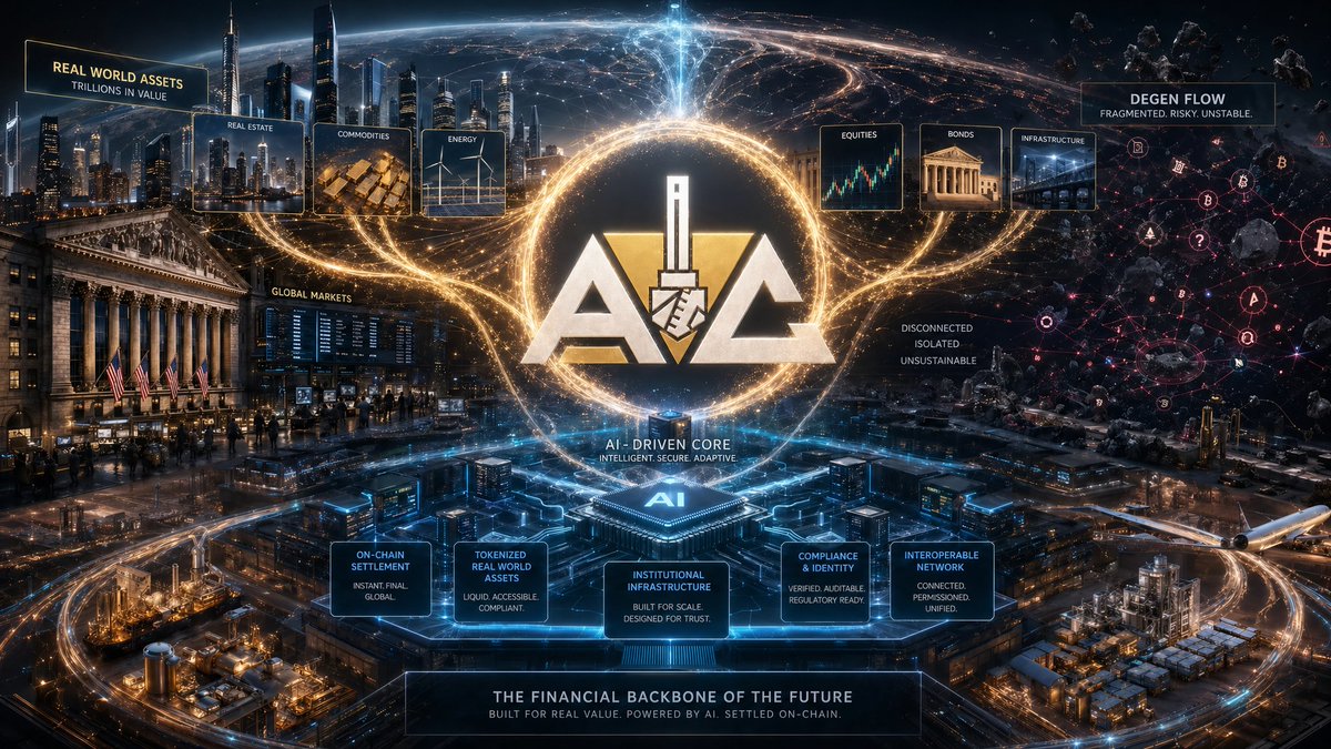 aic_chain's tweet image. 💰💰RWA is a $100T narrative.

And most chains aren’t even architected for it.

AIC Chain is building for capital markets, not just degen flow.

#RWA #AIC #Chain #Ai #bitcoin