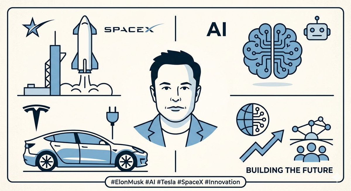 aidailyHub3b's tweet image. 🚀 Elon Musk is shaping the future with AI &amp;amp; technology.
🤖 Innovation today creates tomorrow’s world.
⚡ Tesla &amp;amp; SpaceX keep moving forward.
🌍 AI is changing everything fast.
💡 Big ideas make history.
🛰️ The future is here.

#ElonMusk #AI #Tesla #SpaceX #Innovation@elonmusk